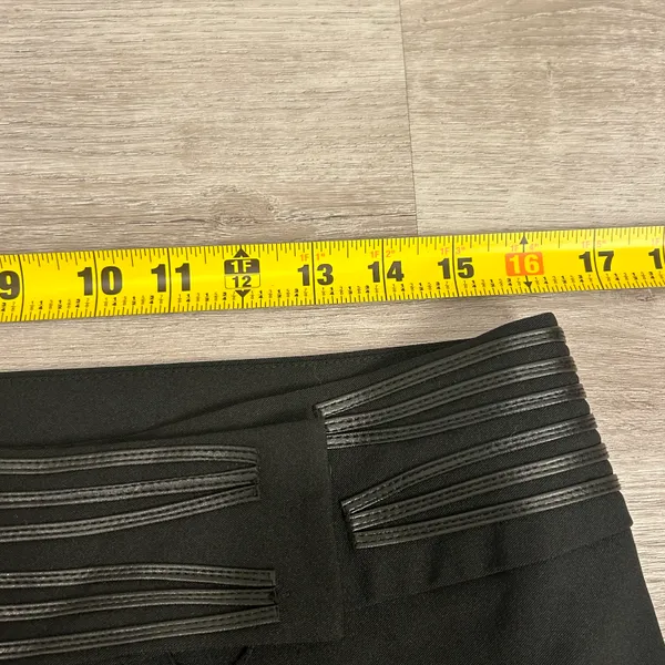 Cache wide leg trouser dress pants with stripe accents - Image 6