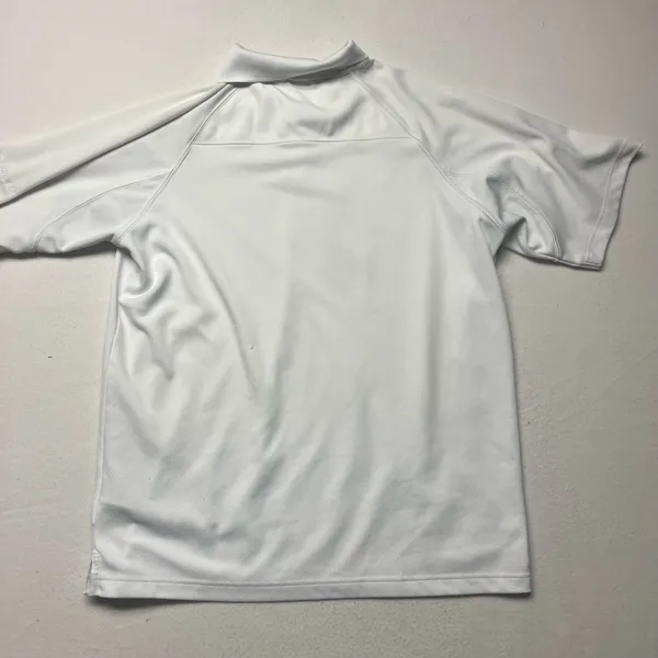 Columbia Polo Shirt Men's Medium M White Short Sleeve Golf Shirt 100% Cotton - Image 7