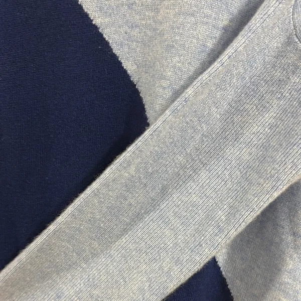 Colorblock Sweater in Light Blue and Navy - Image 4