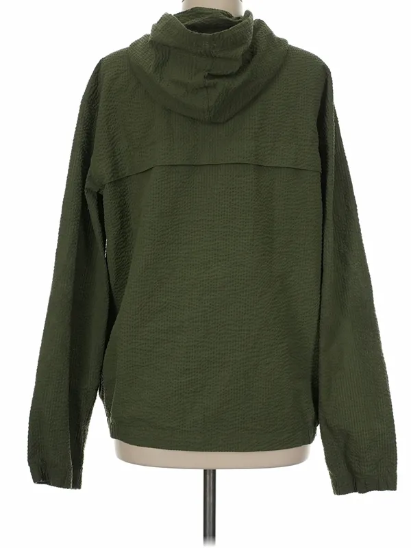 Free Assembly Olive Green Hooded Utility Jacket - Image 2