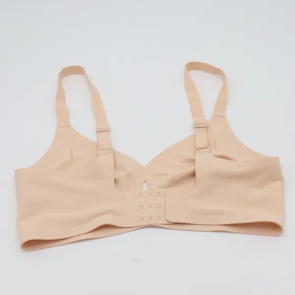 Unbranded Bra Womens M Seamless Wireless Nude Laser Cut Comfort Excellent - Image 3