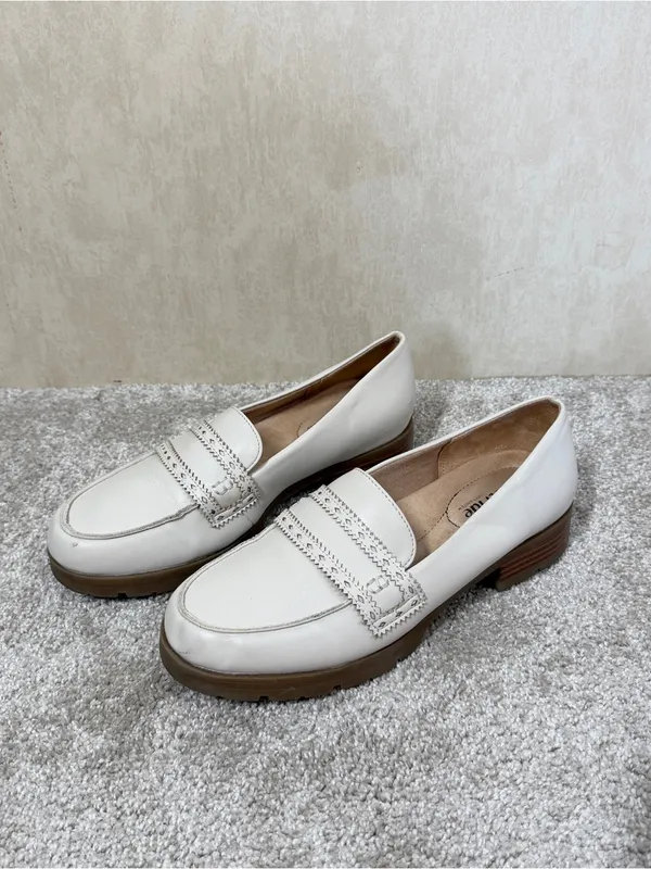 Life Stride Women’s London Loafers Slip On Shoes Comfort in Bone White 7 - Image 3