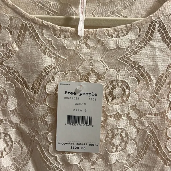 ✨Walking To The Sun Sz 2 Cream Dress in Cream Free People✨ - Image 12