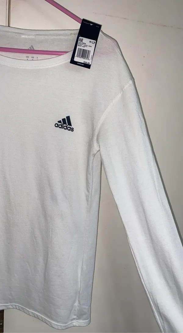 Long Sleeve Tee White - Image 2