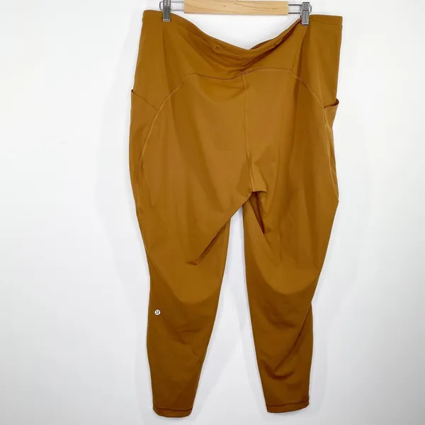 Lululemon Swift Speed High Rise Leggings Womens 20‎ Copper Brown 28" Running - Image 3