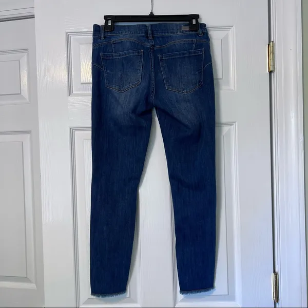 Juicy Couture jeans mid-rise frayed hem size 2 - Image 2