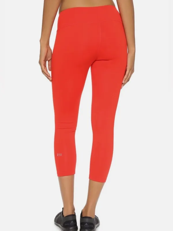 Splits59 Red Nova Performance Low Rise Capri Leggings Size Extra Small‎ - Image 2