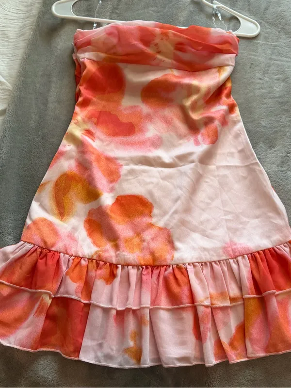 Peppermayo Manon Scarf Mini Dress - Blushing Blossom US 0 NWT *No scarf - Image 3