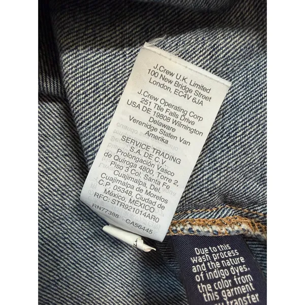 Madewell Denim Pinafore Dress Womens XS Blue Excellent Overall Mini Dress - Image 5