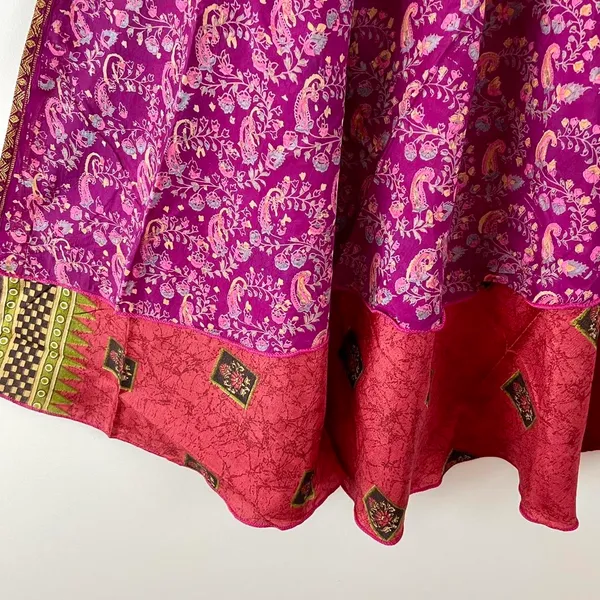 Boutique Reversible Maxi Wrap Skirt BINW413 - Image 3