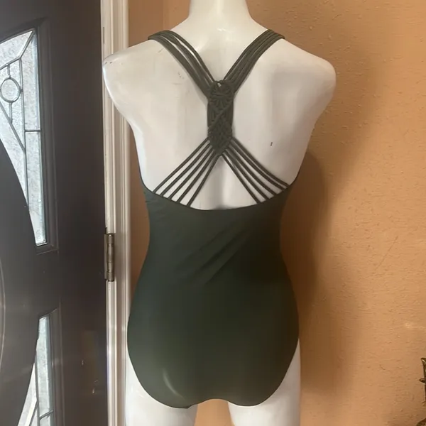 Mycoco one piece olive green swimsuit - Image 4