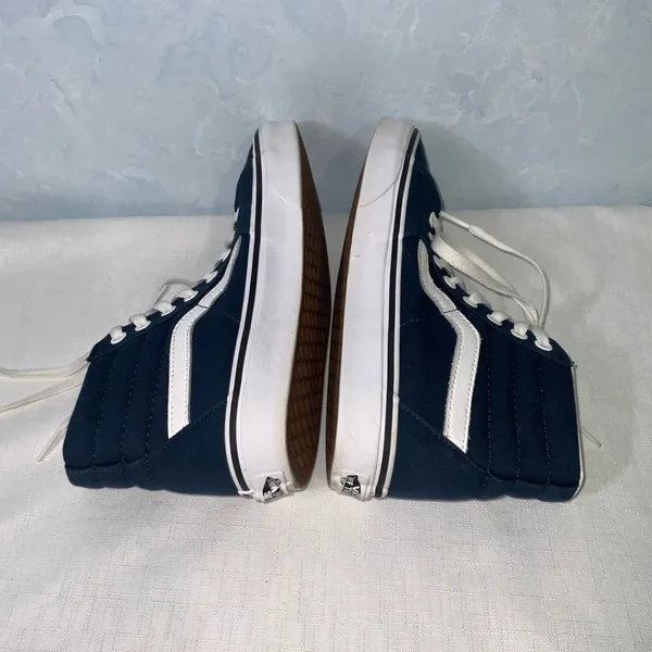 Vans Sk8-Hi Tapered High Top Canvas Shoe~Navy Blue~Unisex~Women’s 7, Men’s 5.5 - Image 7