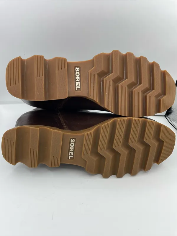 Sorel Joan of Arctic wedge III brown waterproof full-grain leather boots 7.5 - Image 8