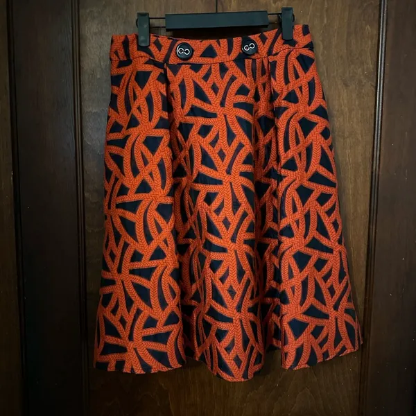 Anthropologie Eva Franco MARINER A-LINE SKIRT size 8 - Image 3