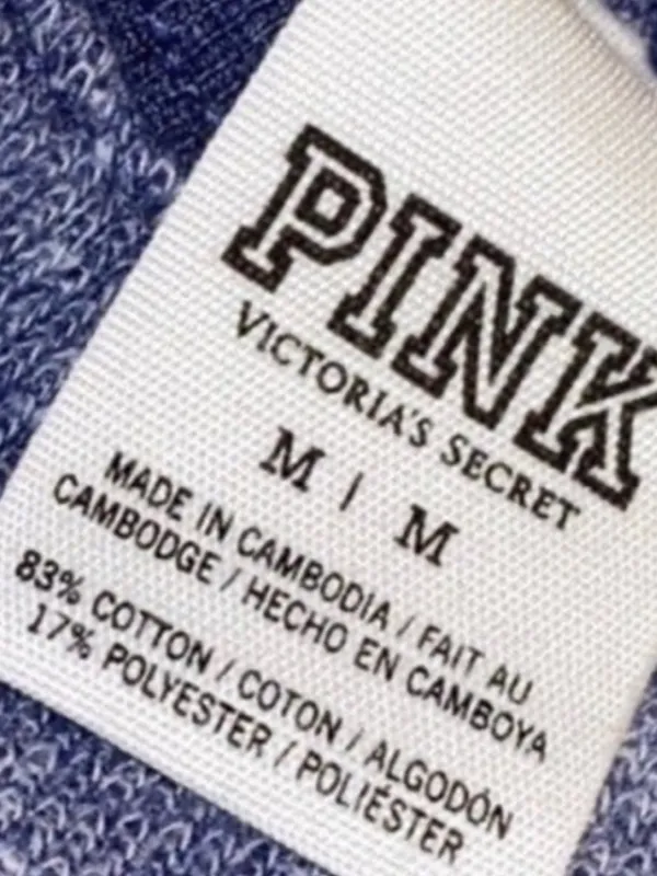 Victoria’s Secret pink blue crewneck sweatshirt crew sweater - Image 3
