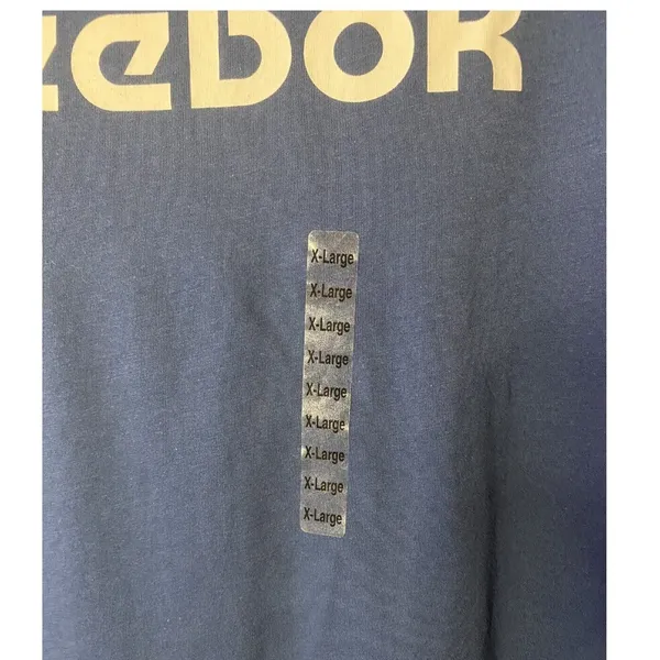 Reebok TE Graphic Tee Training‎ T-Shirt XL Extra Large Women's Blue - Image 6