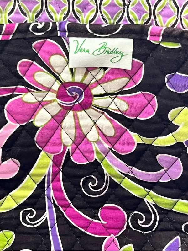 Vera Bradley Retired Purple Punch Shoulder Bag in Brown & Pink - Image 8