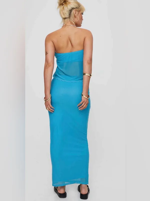 Princess Polly Set Saracho  Blue - Image 3
