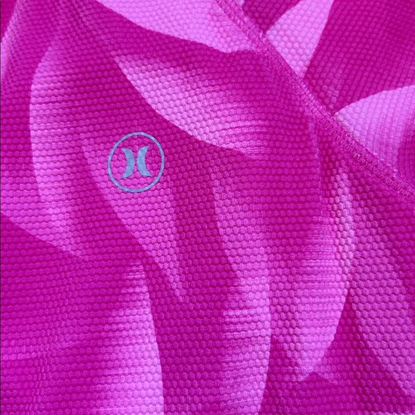 Hurley Pink Long Sleeve Swimsuit. M - Image 3