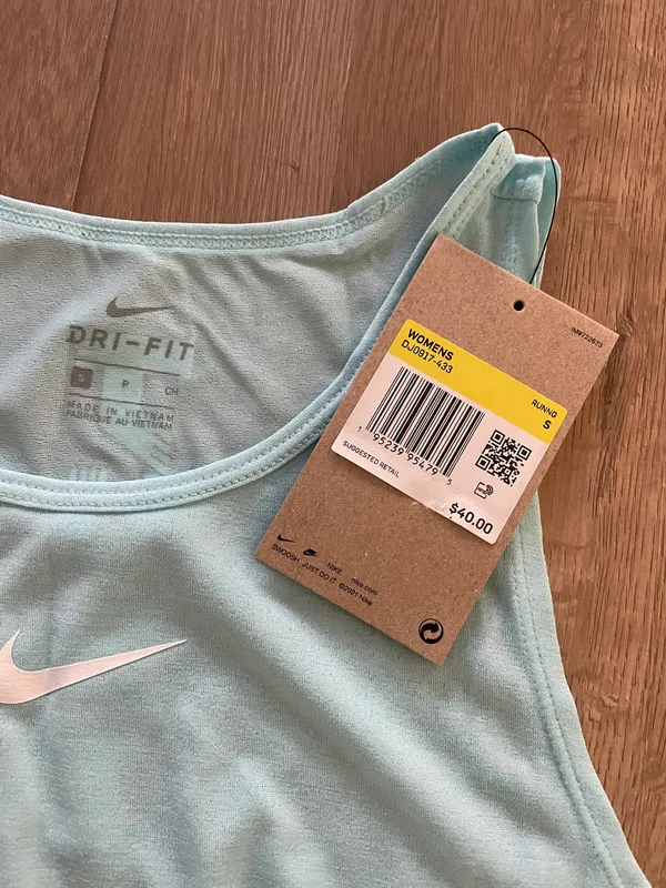 Nike Tank Top Dri-Fit baby blue size S NWT - Image 3