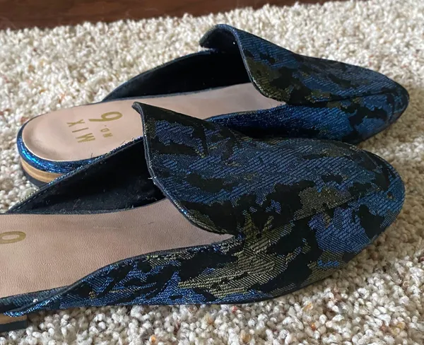 Sparkly Patterned Mules - Image 8