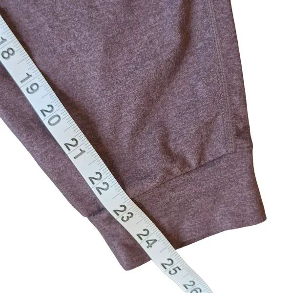 Vuori Womens Performance Jogger Dark Plum Purple Heathered Slim Sweatpants Small - Image 9