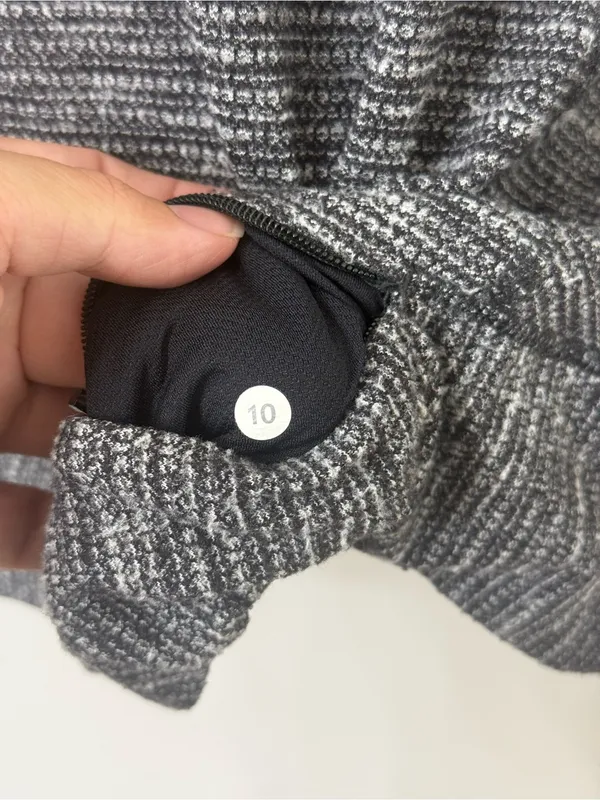 {10} Lululemon Race Your Pace Long Sleeve Coco Pique Black - Image 7