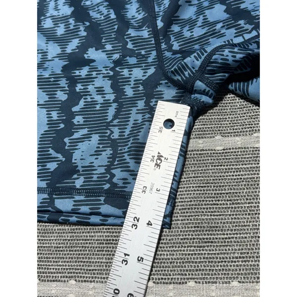 Nike Pro Dri-FIT‎ Women Large Blue Abstract Graphic Compression Athletic Shorts - Image 3
