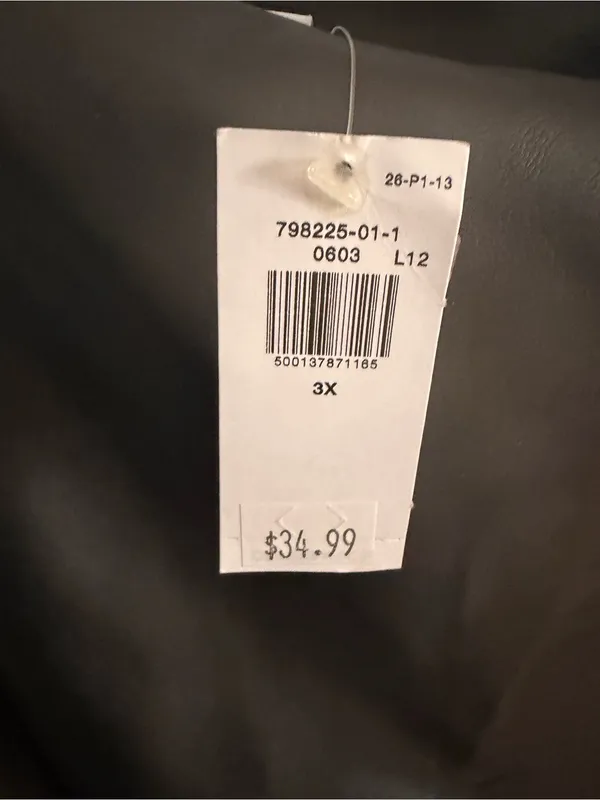 Old Navy Black Faux-Leather Wrap Mini Skirt - Image 7