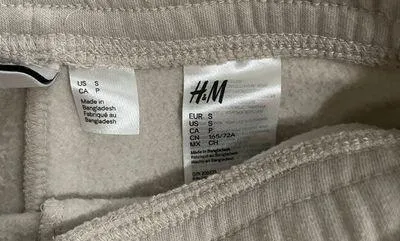 H&M Nude Jogger Sweatpants - Image 2