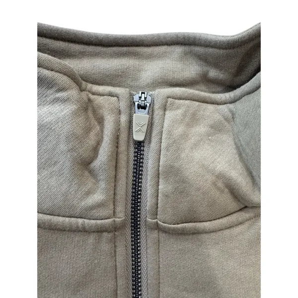 Xersion Women's Plus 2X Oversized Half Zip Pullover Sweatshirt Tan NEW - Image 10