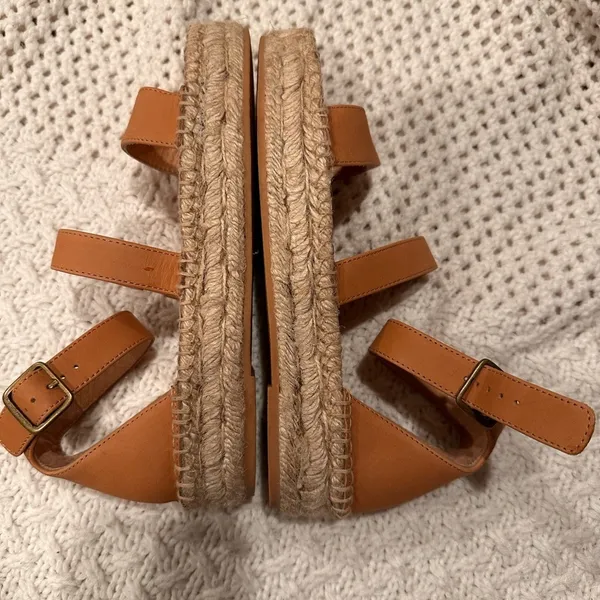 SOLUDOS STRAPY Women's Tan Sandals SIZE 8 - Image 6