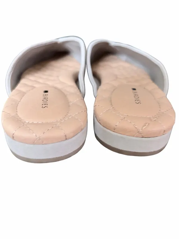 Birdies The Swan Light Gray Suede Mules size 8 - Image 6