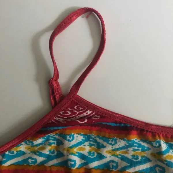 Wet Seal Womens Basic Print Spaghetti  Strap Tank Sz L - Image 6