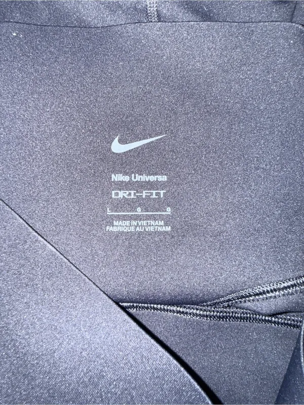 Nike Black Bike Shorts with Swoosh - Image 5
