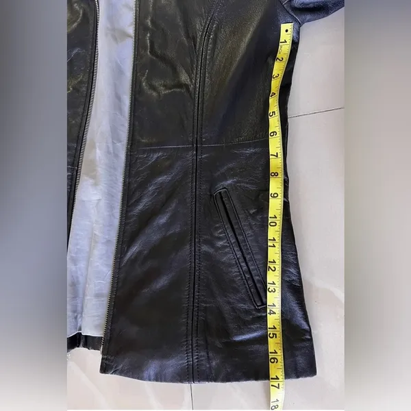 Wilson’s Leather the Leather Experts Pelle Studio Collared Leather Jacket - Image 12