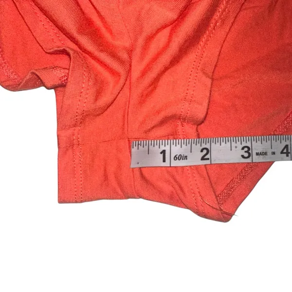 NWOT Free People Beach Sabbia Convertible Orange Shorts Romper LARGE - Image 9