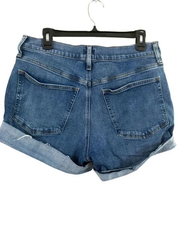 Women's Blue Denim Jean Shorts Size 31 - Image 10