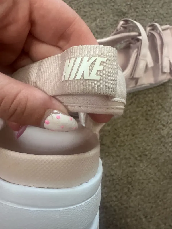 Nike platform air sandals pink  - Image 4