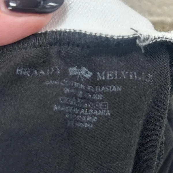 Brandy Melville Black & White Madelyn Contrast Lounge Shorts one size - Image 7