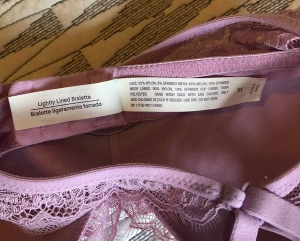 Auden softcup racerback lace bra bralette M - Image 3