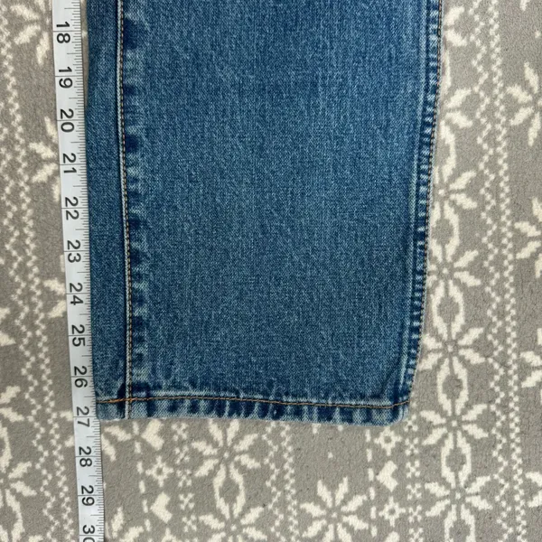 NWT Wrangler Wild‎ West 603 High Rise Straight Jeans Ripped Knees Size 28 - Image 10