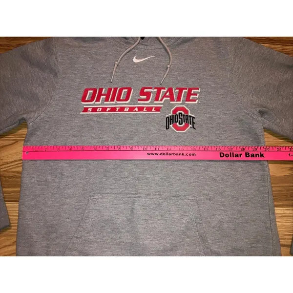 NIKE OSU OHIO STATE UNIVERSITY BUCKEYES SOFTBALL HOODIE‎ Size Small - Image 5