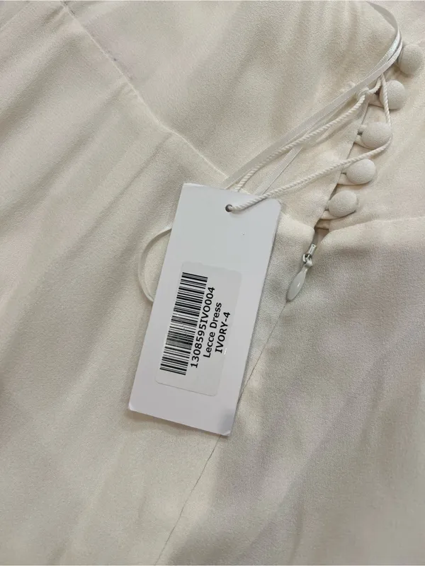 Reformation Lecce Wedding Dress in Ivory NWT imperfection - Image 6