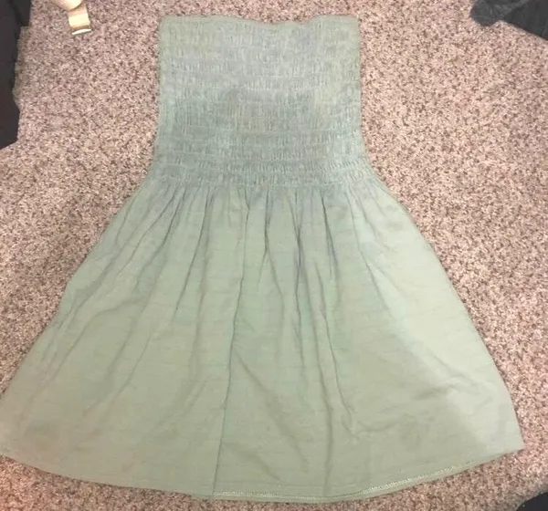 Beginning Boutique Strapless Green Dress - Image 2