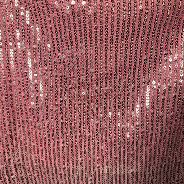 NWT Walter Baker Chellie Sequin Rose Pink Crop Top Medium - Image 2
