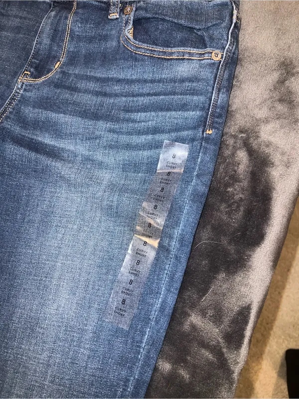 American Eagle Curvy Low Rise Kick Bootcut Next Level Stretch Jean Size 8 Short - Image 9
