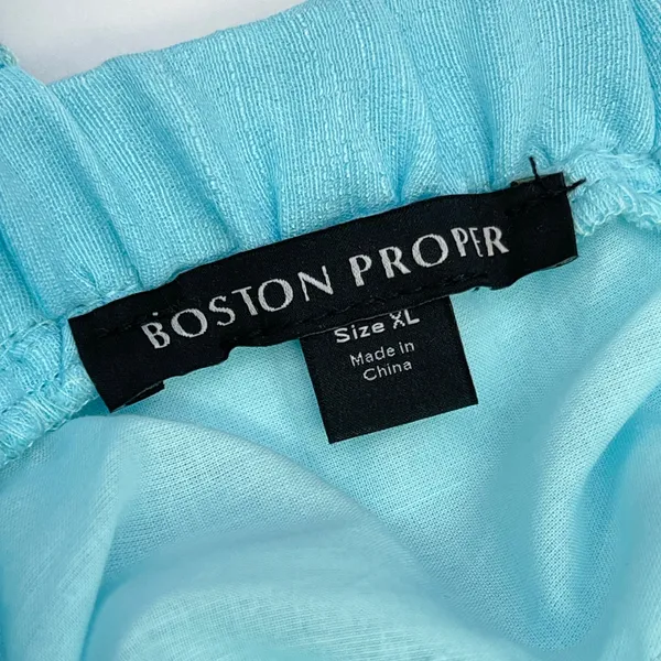 Boston Proper Women Tiered Gauze Maxi Dress Size XL Flutter Sleeve Flowy Coastal - Image 7