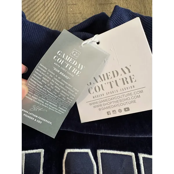 NWT Gameday Couture Penn State Chenille Drop Shoulder Mockneck Sweater‎ - Medium - Image 7