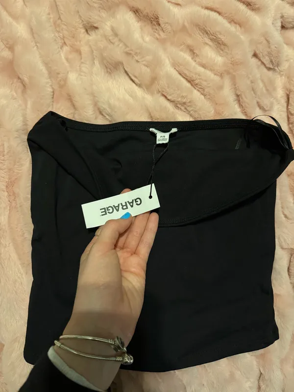 Garage Black Tube Top - Image 3
